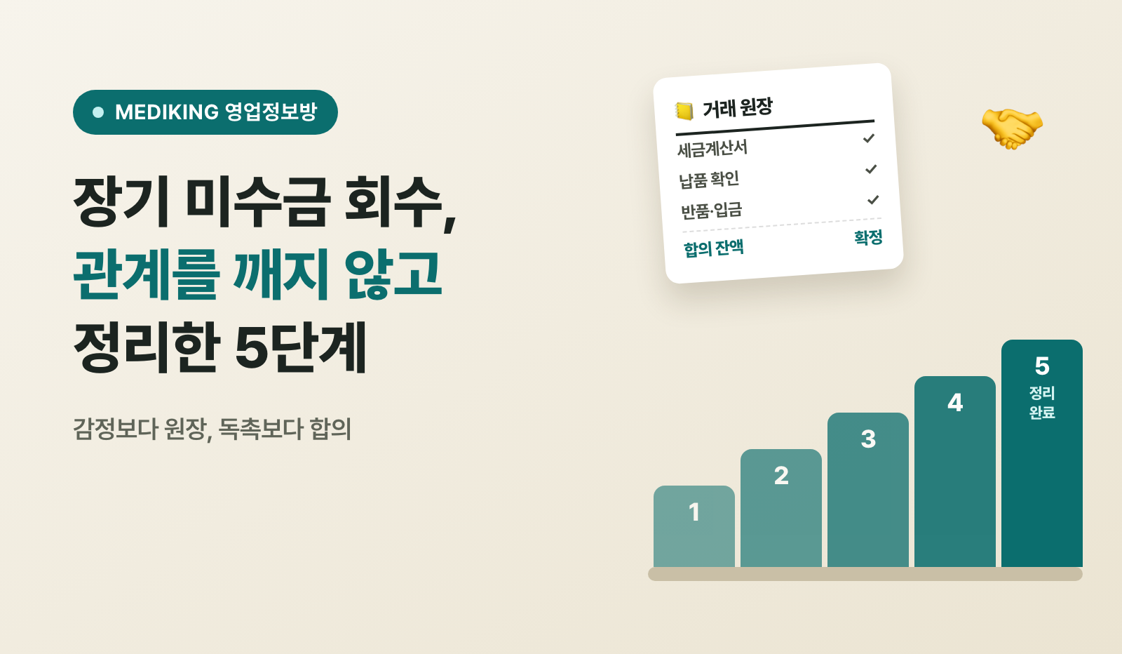 장기 미수금 회수, 관계를 깨지 않고 정리한 5단계